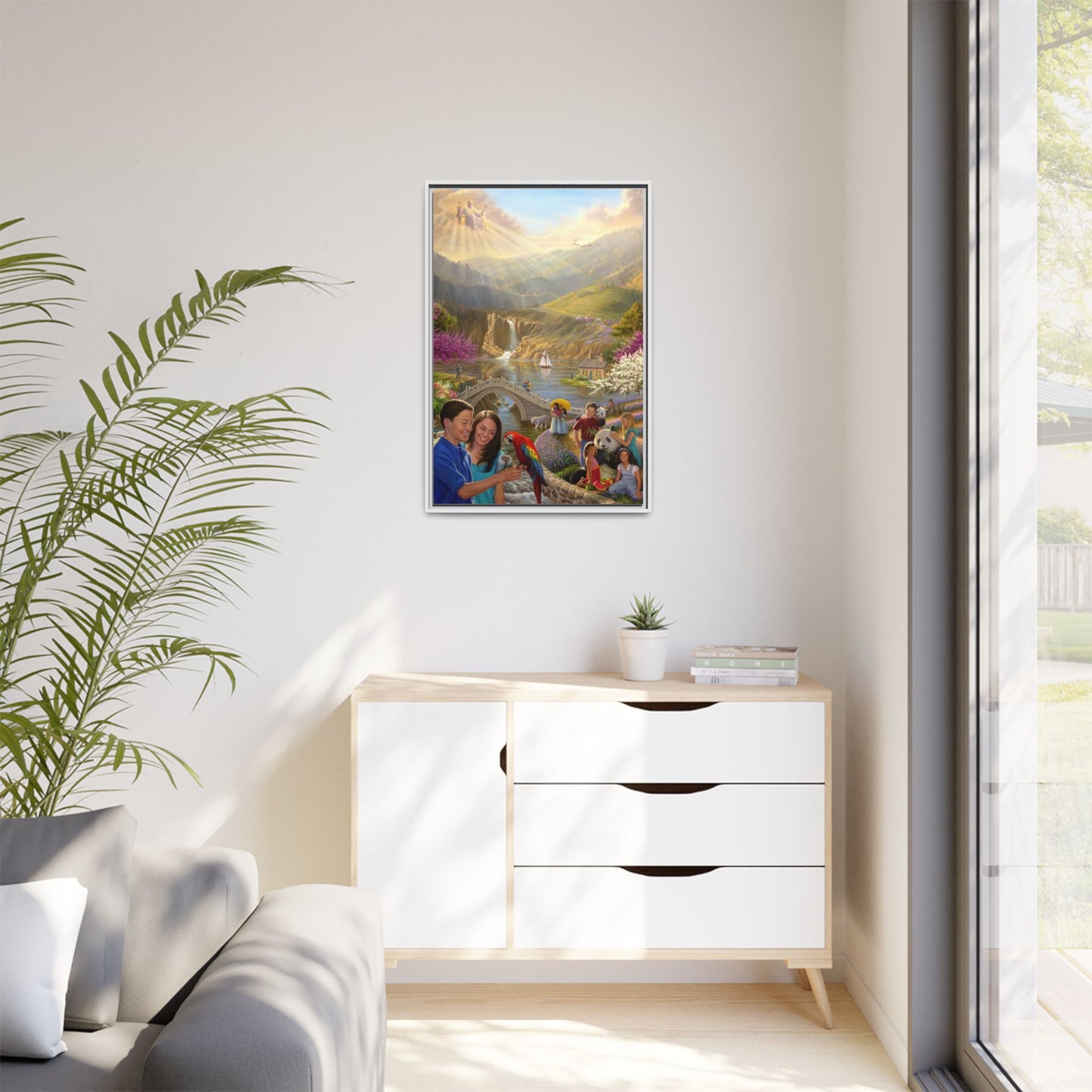 A Vision of Paradise - Canvas Print (Framed)