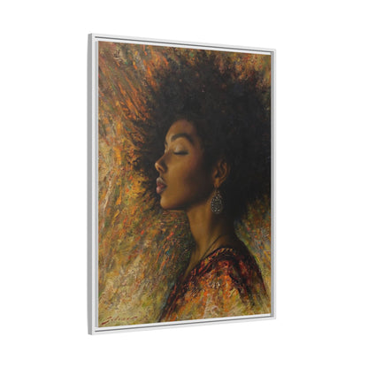Zuri (Beautiful in Swahili) Canvas Print-Framed