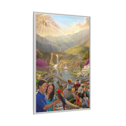 A Vision of Paradise - Canvas Print (Framed)