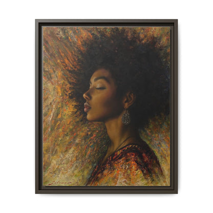 Zuri (Beautiful in Swahili) Canvas Print-Framed
