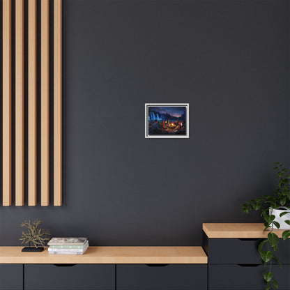 Night Music- Framed canvas print