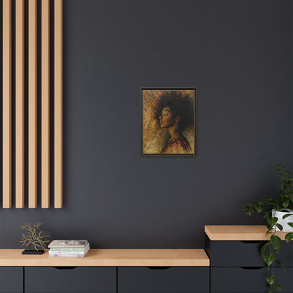 Zuri (Beautiful in Swahili) Canvas Print-Framed
