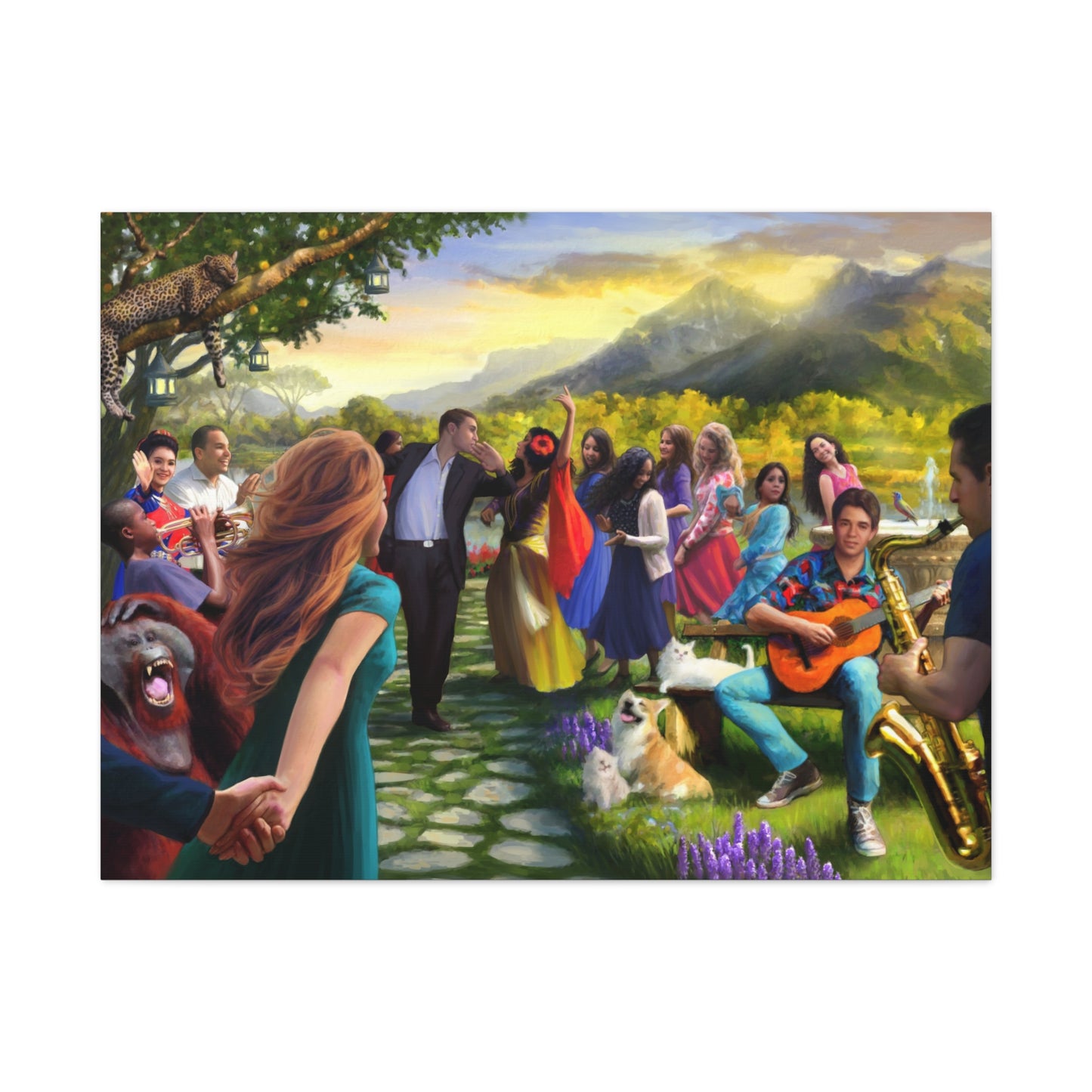 Let There Be Music! (Non-Framed canvas print)