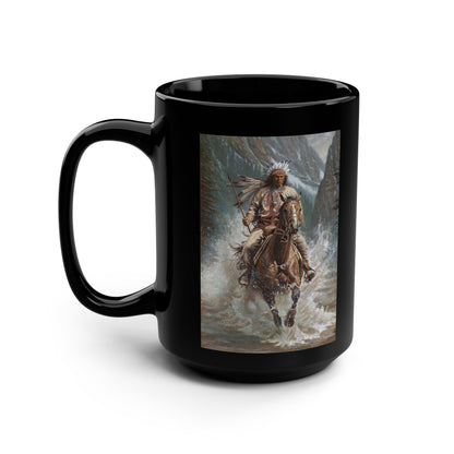Galloping Over the River - 15oz cup