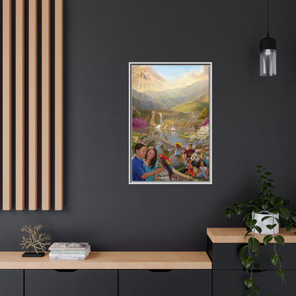 A Vision of Paradise - Canvas Print (Framed)