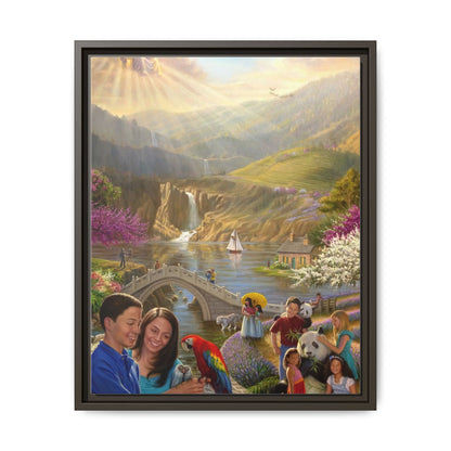 A Vision of Paradise - Canvas Print (Framed)