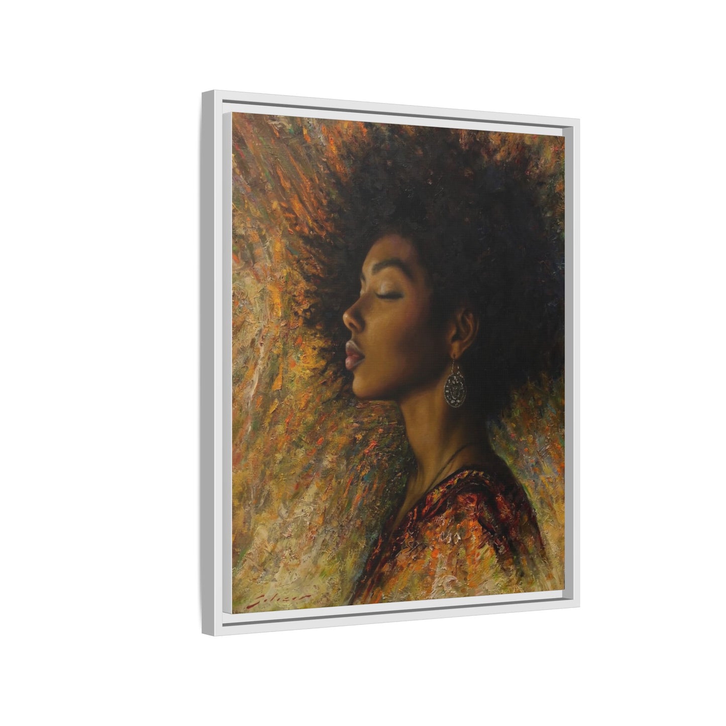 Zuri (Beautiful in Swahili) Canvas Print-Framed