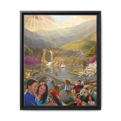 A Vision of Paradise - Canvas Print (Framed)