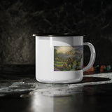 Elephant and Lion Paradise- Enamel Camp Cup