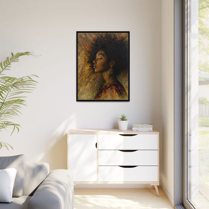 Zuri (Beautiful in Swahili) Canvas Print-Framed