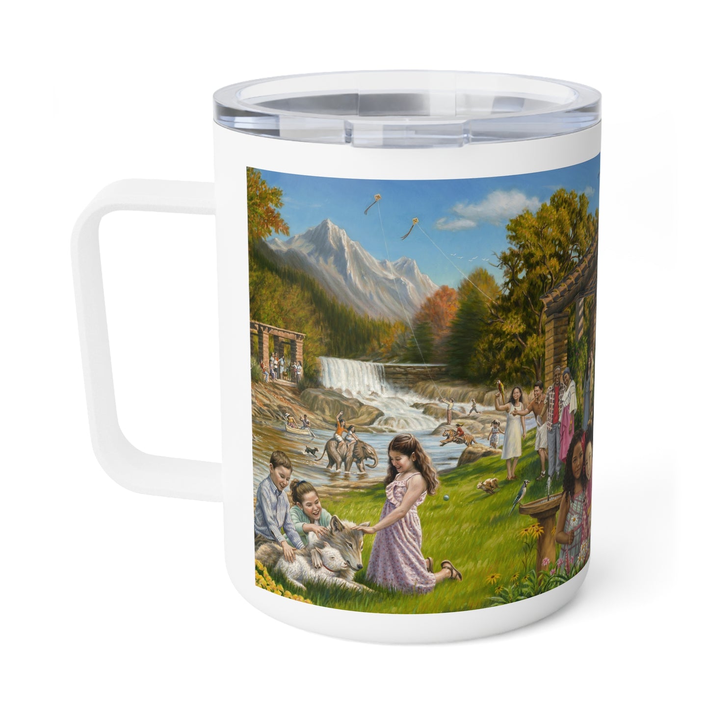 Children In Paradise- Coffee Mug - 10oz Travel Cup