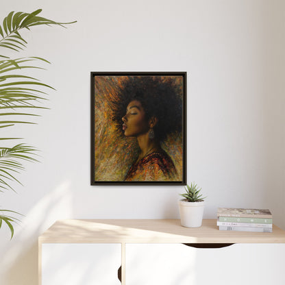 Zuri (Beautiful in Swahili) Canvas Print-Framed