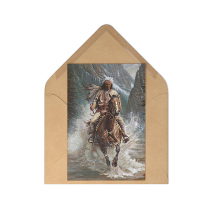 Native American Spirit Postcards Set (7 pcs) - Artful Collectibles for Cultural Celebrations