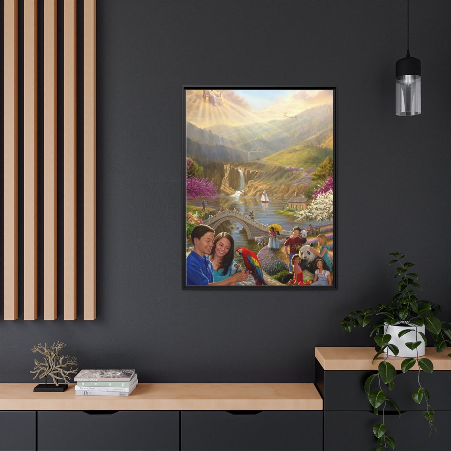 A Vision of Paradise - Canvas Print (Framed)
