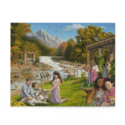 Children in Paradise- Puzzle - 120, 252, 500 Pieces