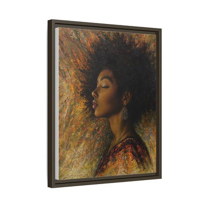Zuri (Beautiful in Swahili) Canvas Print-Framed