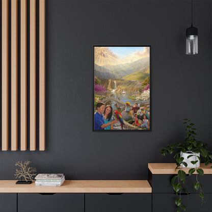 A Vision of Paradise - Canvas Print (Framed)