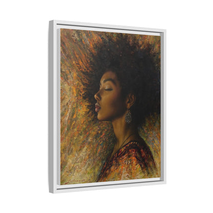 Zuri (Beautiful in Swahili) Canvas Print-Framed
