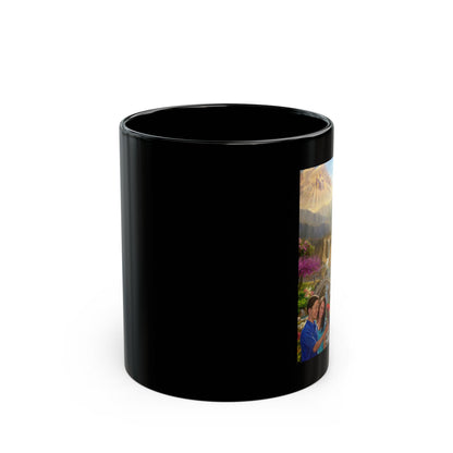 A Vision of Paradise- Black Mug