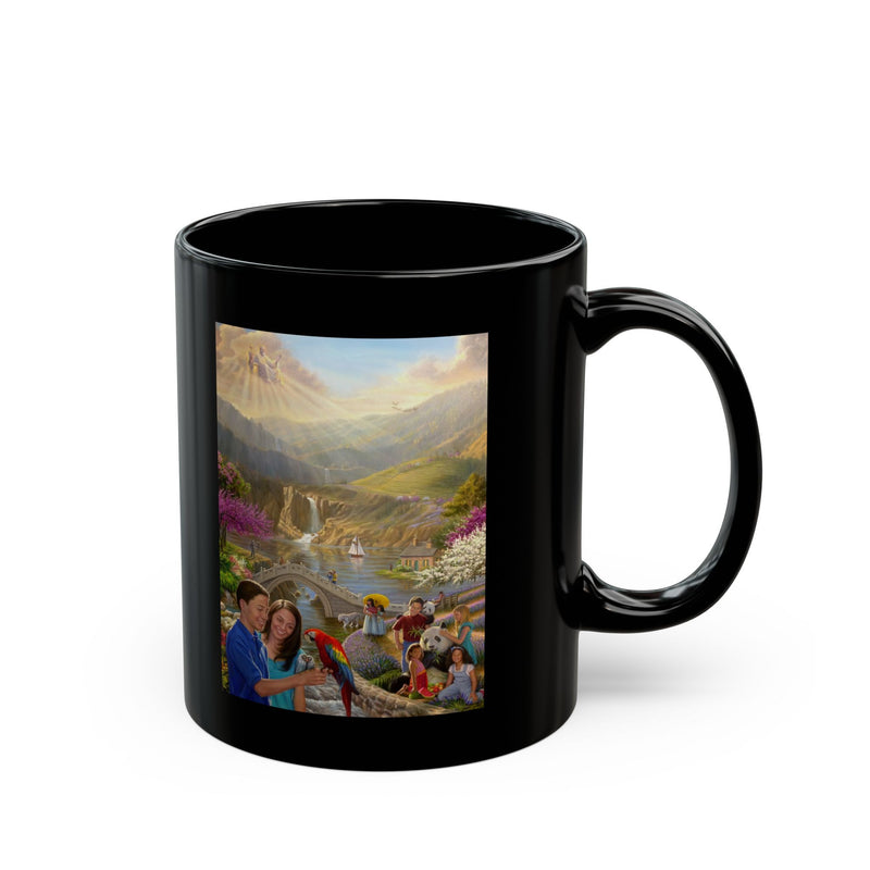 A Vision of Paradise- Black Mug